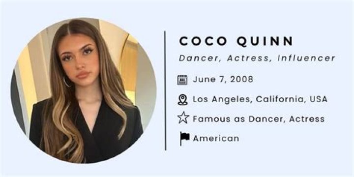 Coco Quinn - Bio, Facts, Family Life of Dancer