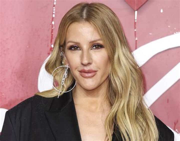 Ellie Goulding in Tank Top Shares Boxing Workout
