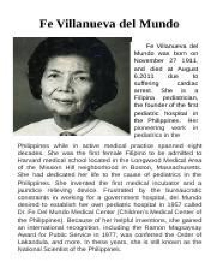 Fe del Mundo Biography – Facts, Childhood, Family Life, Career & Trivia