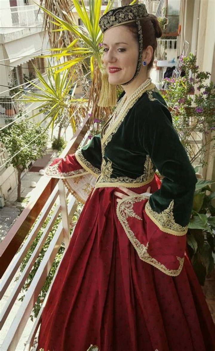 Greek Costume Amalia Velvet Brocade — Blessed Celebration