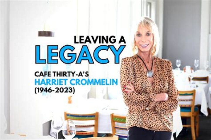 Harriet Crommelin Obituary, Founder of Cafe Thirty
