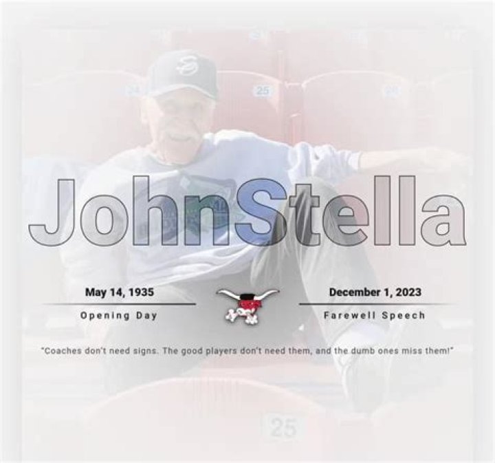 John Stella Obituary, Legendary Omaha South American Baseball Coach