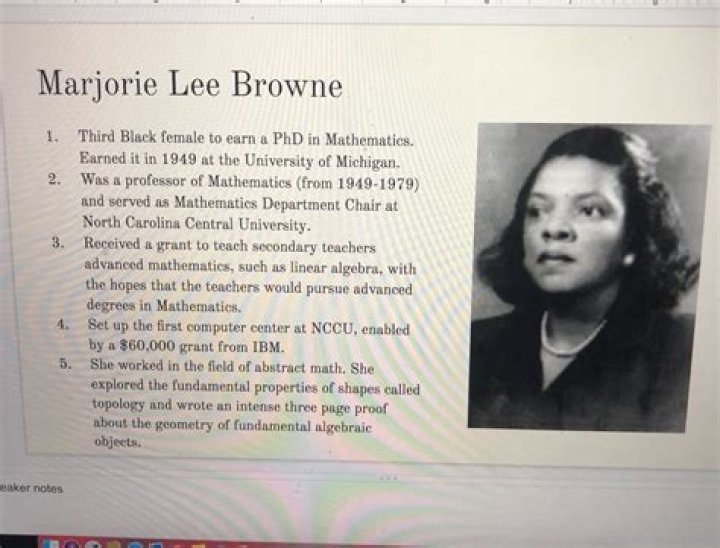 Marjorie Lee Browne Biography - Childhood, Life Achievements & Timeline