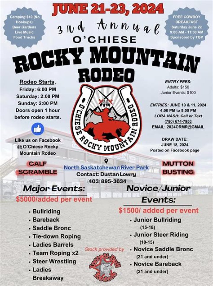 Rocky Mountain House Rodeo Tel Rhine Passes Away, Obituary