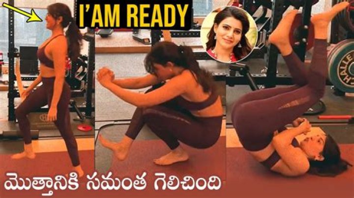 Samantha Ruth Prabhu in Two-Piece Workout Gear is "Forever Seeking the Morning Sun"