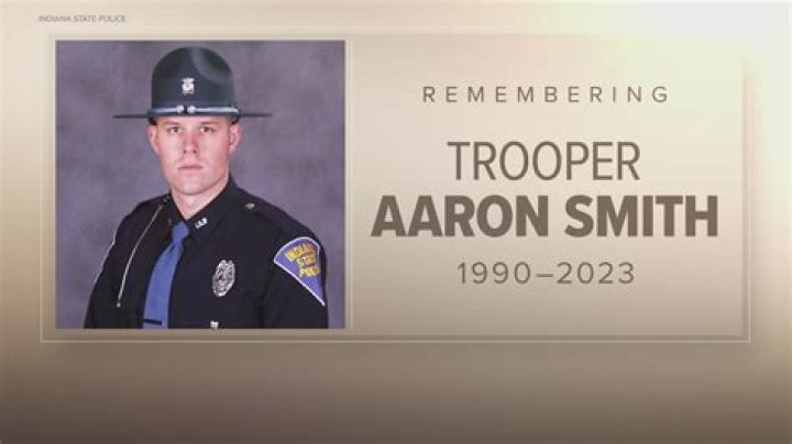 Trooper Aaron Smith Dies in an interstate collision, Indiana State Police Veteran