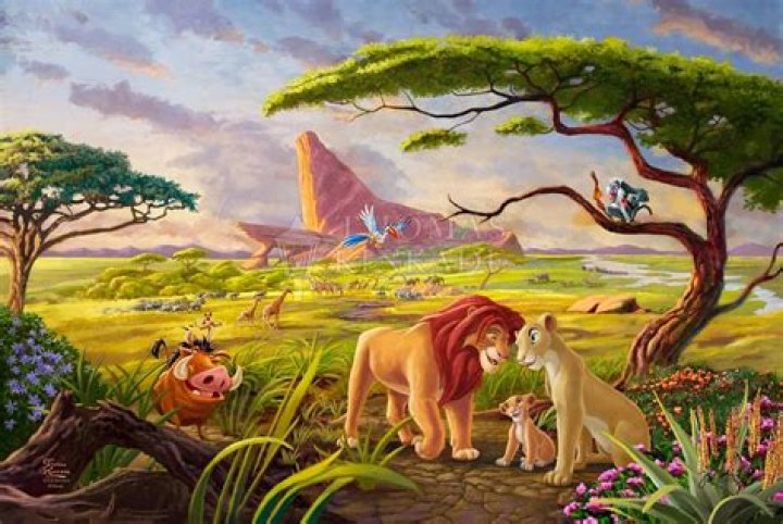 When Simba falls from exhaustion what animals encircle him? – Celebrity